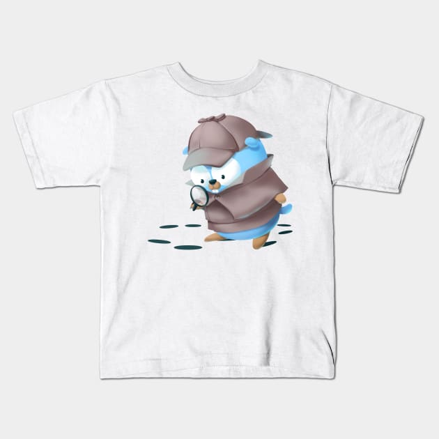 Golang Gopher Detective Kids T-Shirt by clgtart